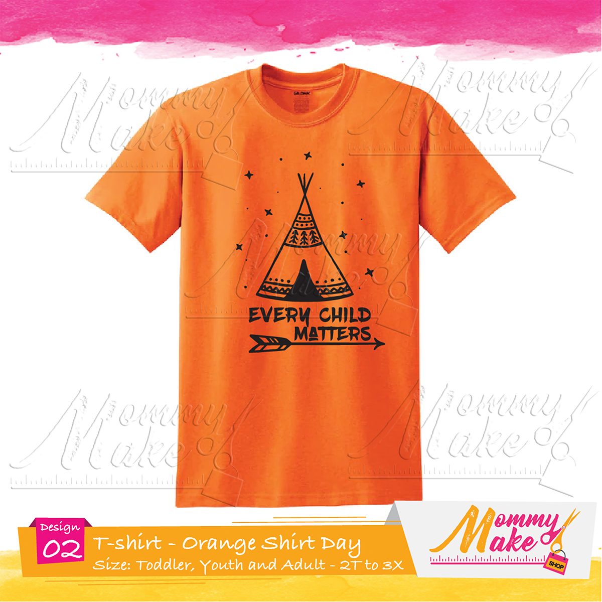 Adult - Every Child Matters – Orange Shirt Day - Cotton