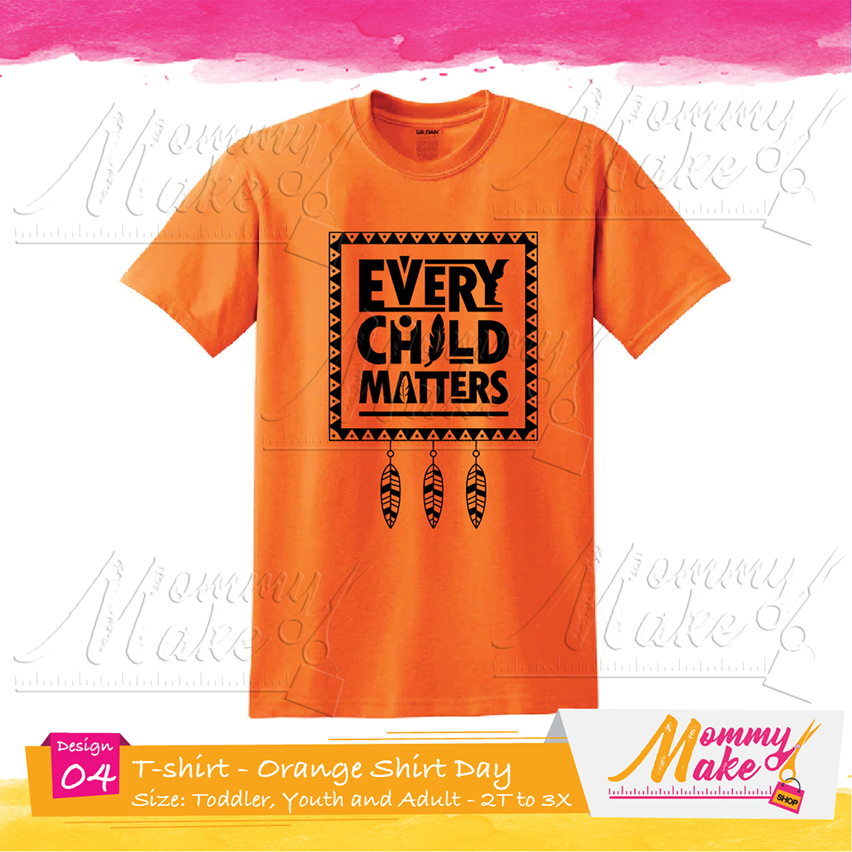 Adult - Every Child Matters – Orange Shirt Day - Cotton