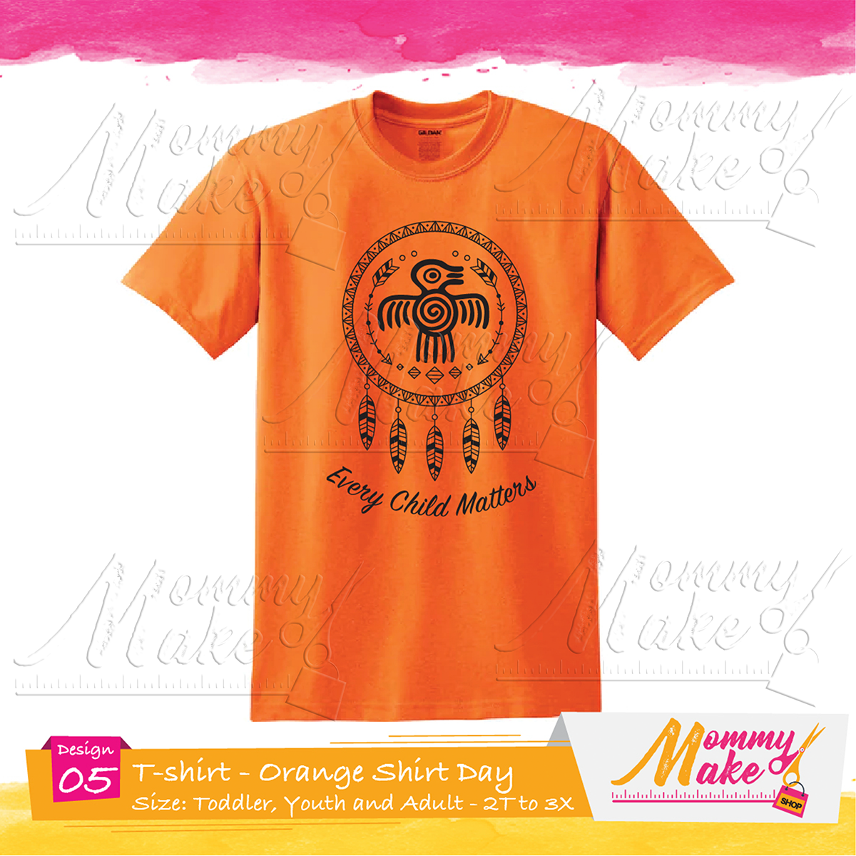 Adult - Every Child Matters – Orange Shirt Day - Cotton
