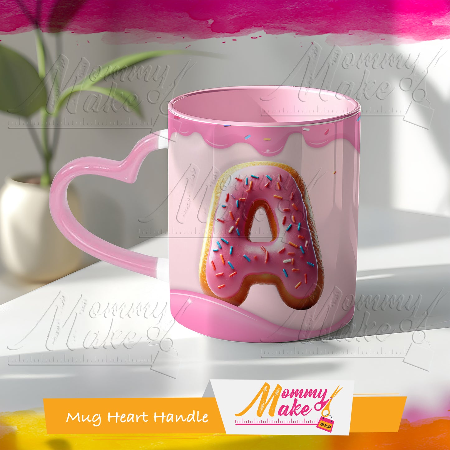 Donuts Mug Alphabet 11oz