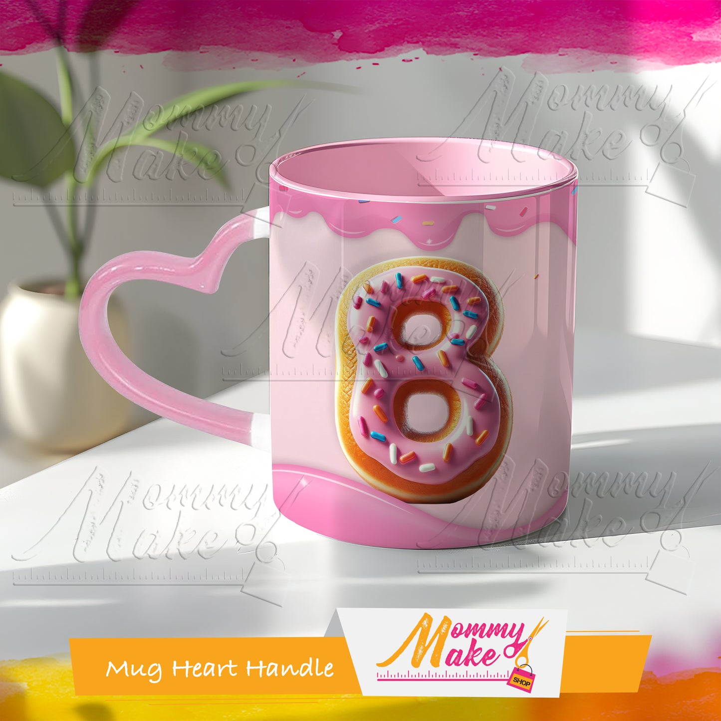 Donuts Mug Alphabet 11oz