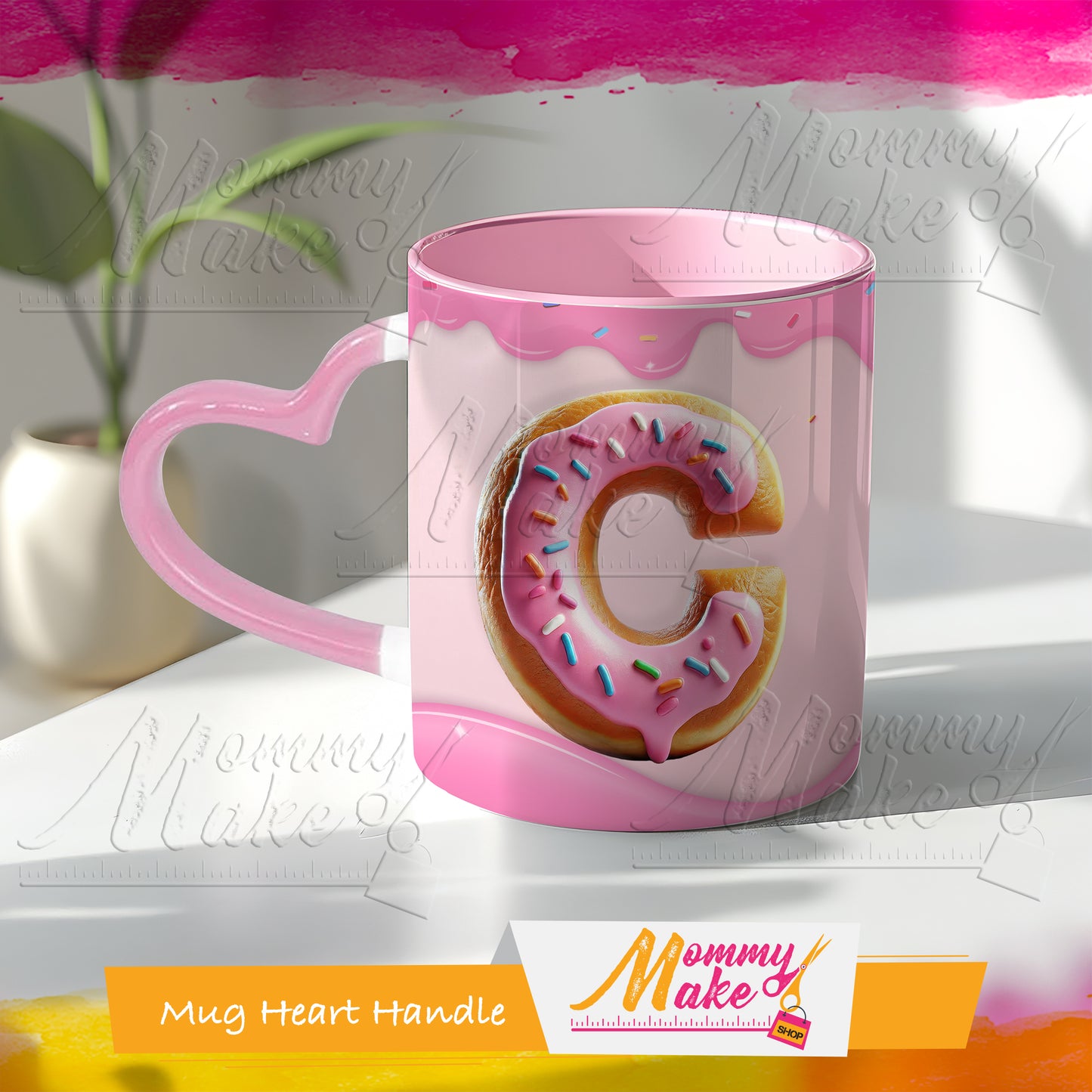 Donuts Mug Alphabet 11oz