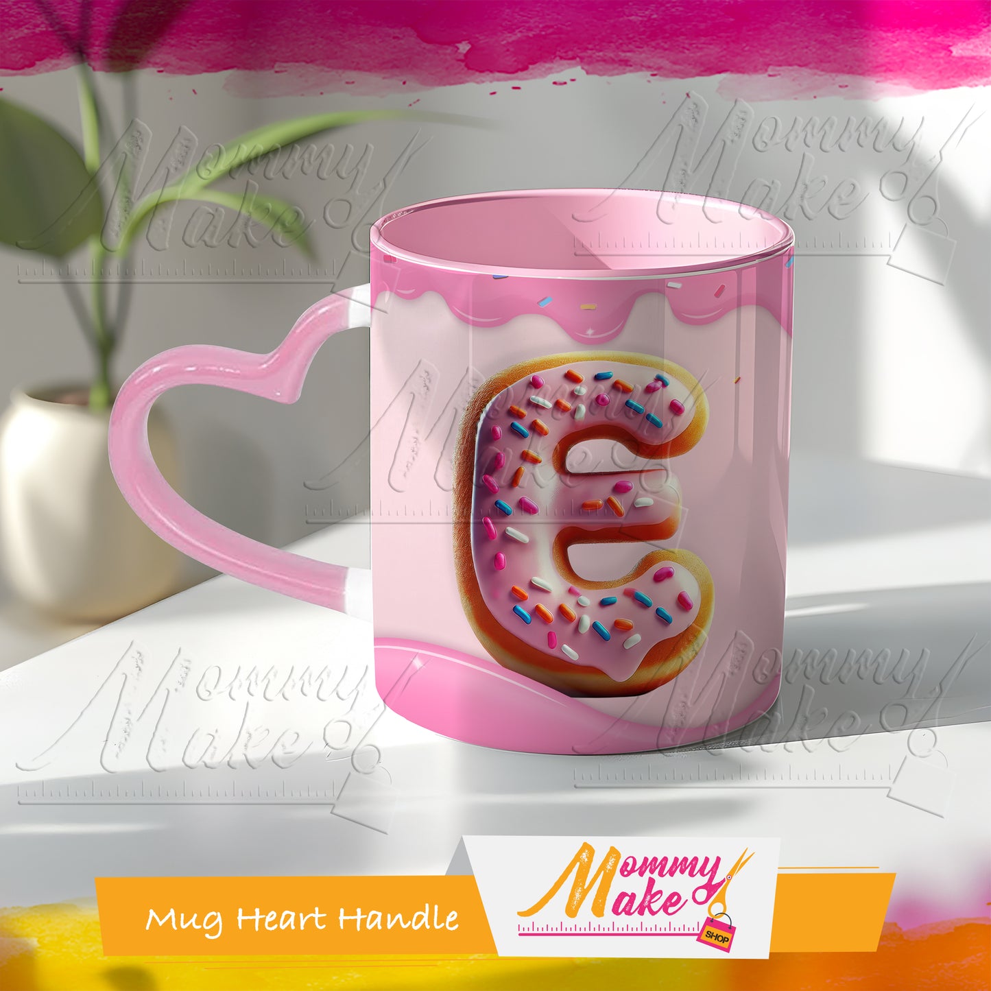 Donuts Mug Alphabet 11oz