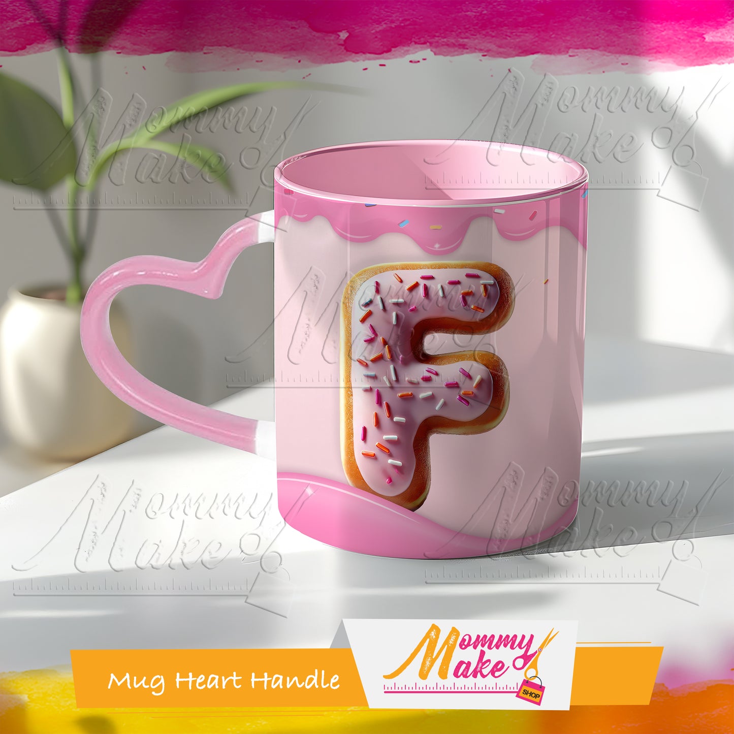 Donuts Mug Alphabet 11oz