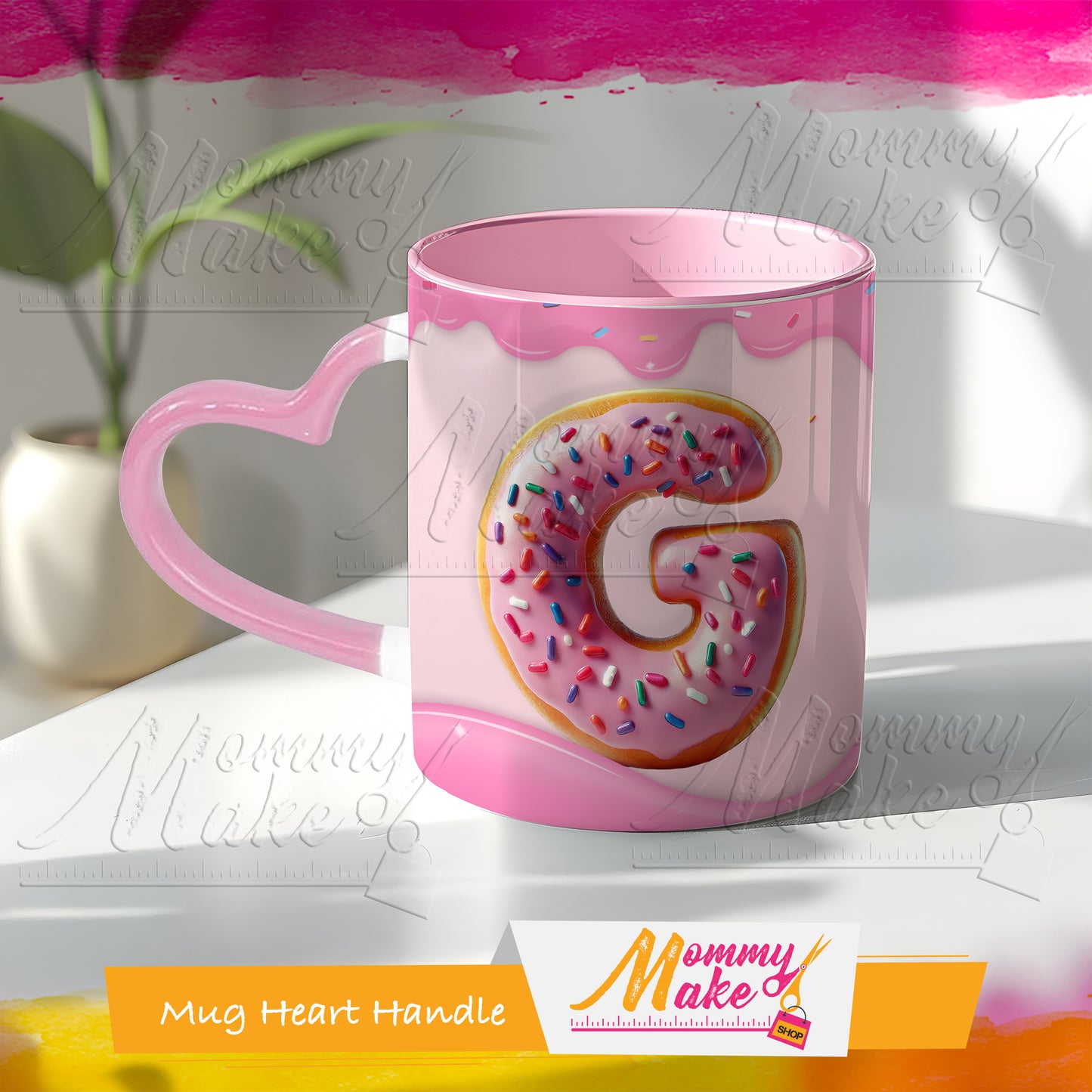 Donuts Mug Alphabet 11oz