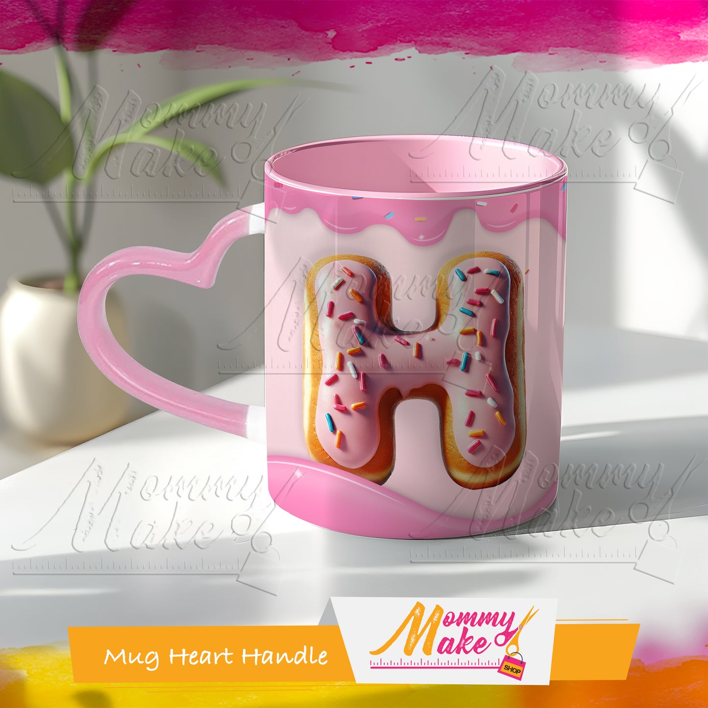 Donuts Mug Alphabet 11oz