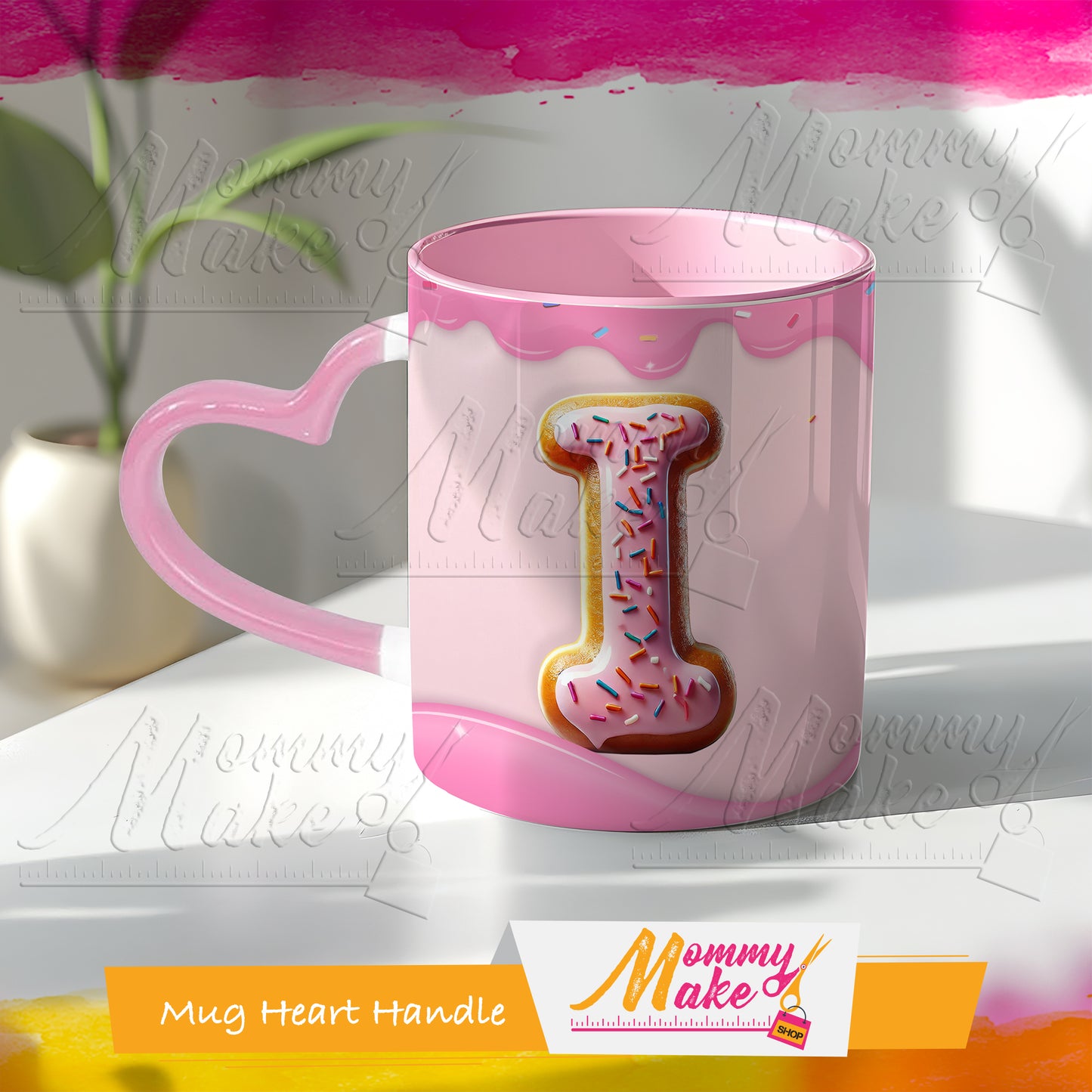 Donuts Mug Alphabet 11oz
