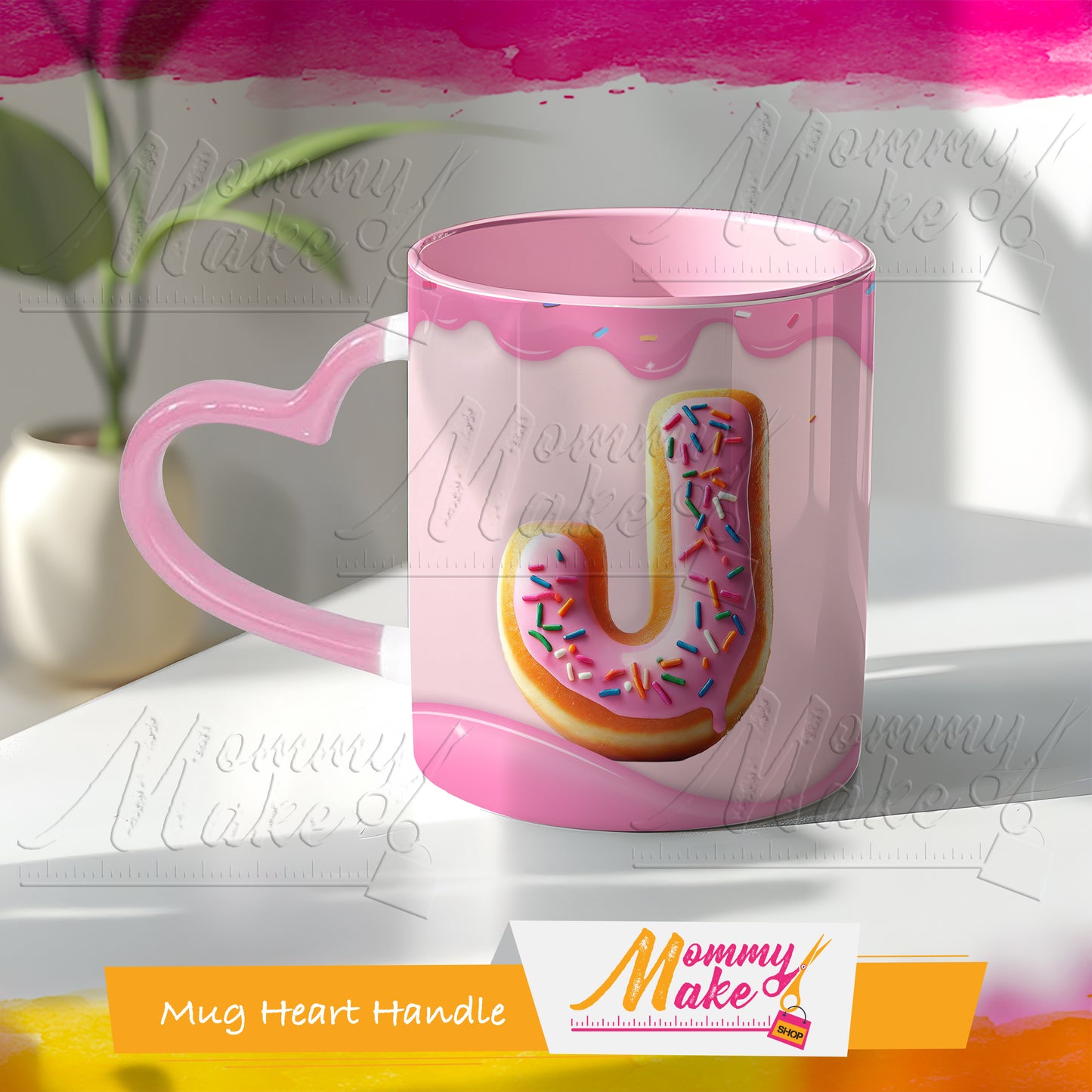 Donuts Mug Alphabet 11oz
