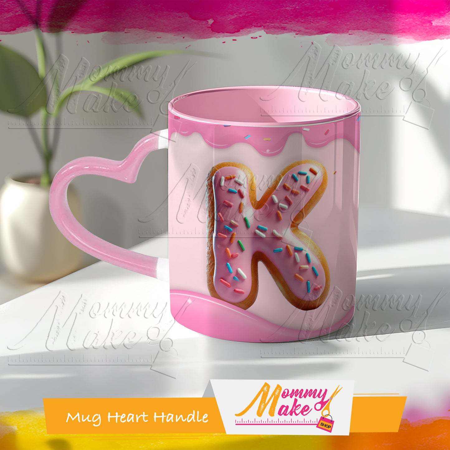 Donuts Mug Alphabet 11oz