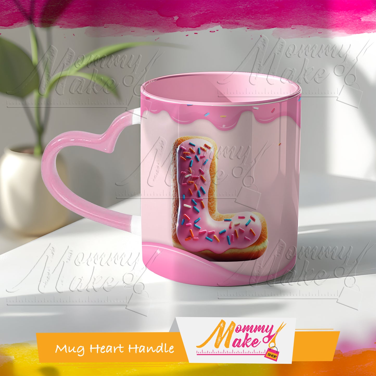 Donuts Mug Alphabet 11oz