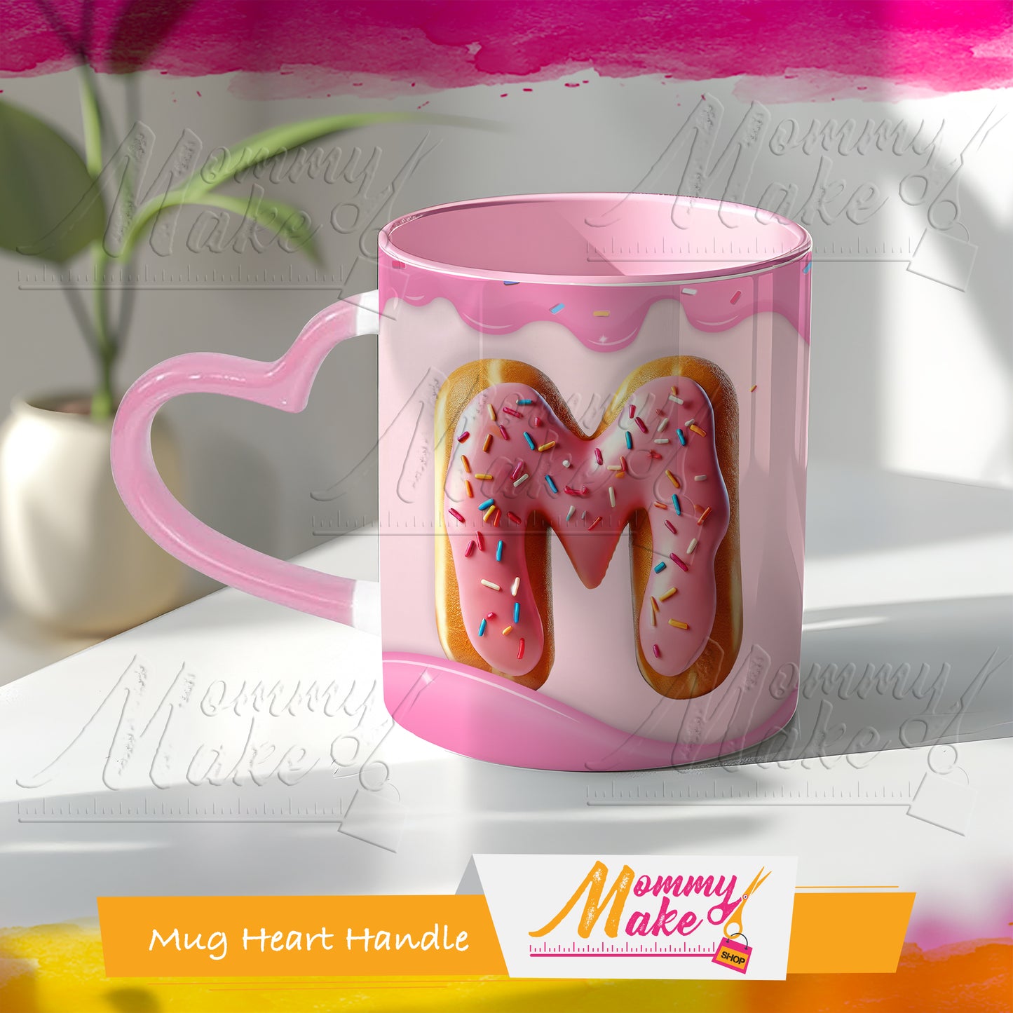 Donuts Mug Alphabet 11oz