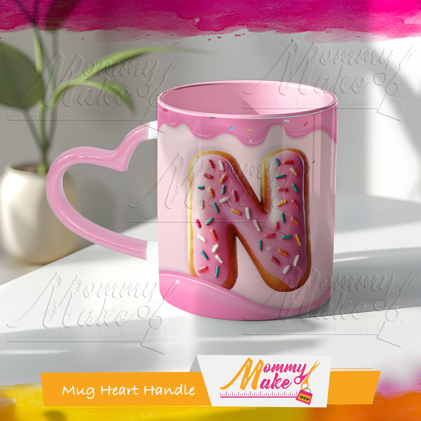 Donuts Mug Alphabet 11oz