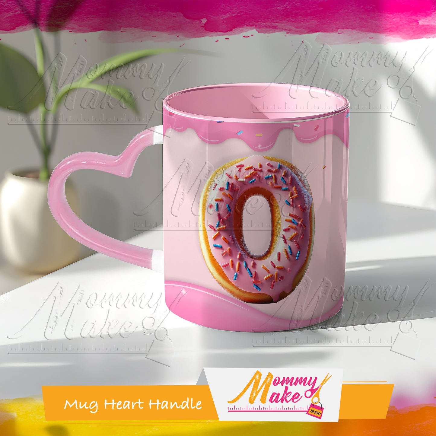 Donuts Mug Alphabet 11oz