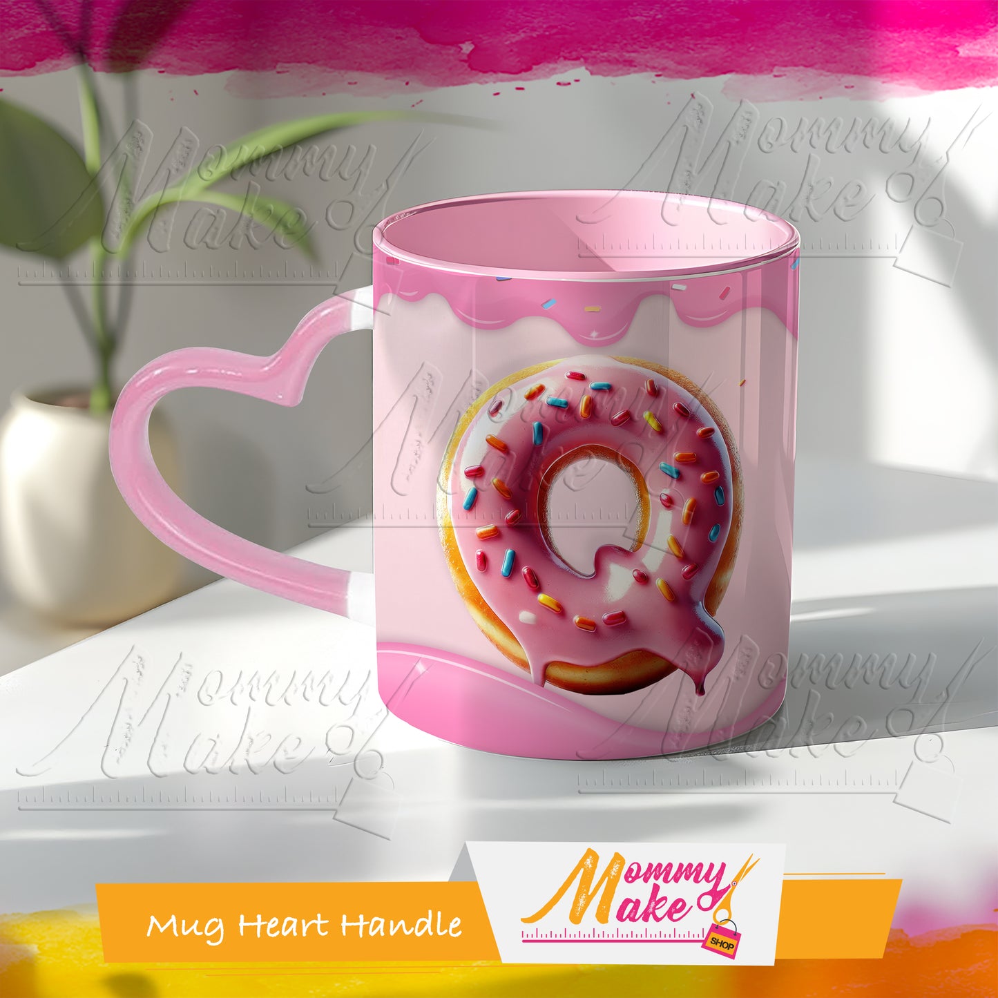 Donuts Mug Alphabet 11oz