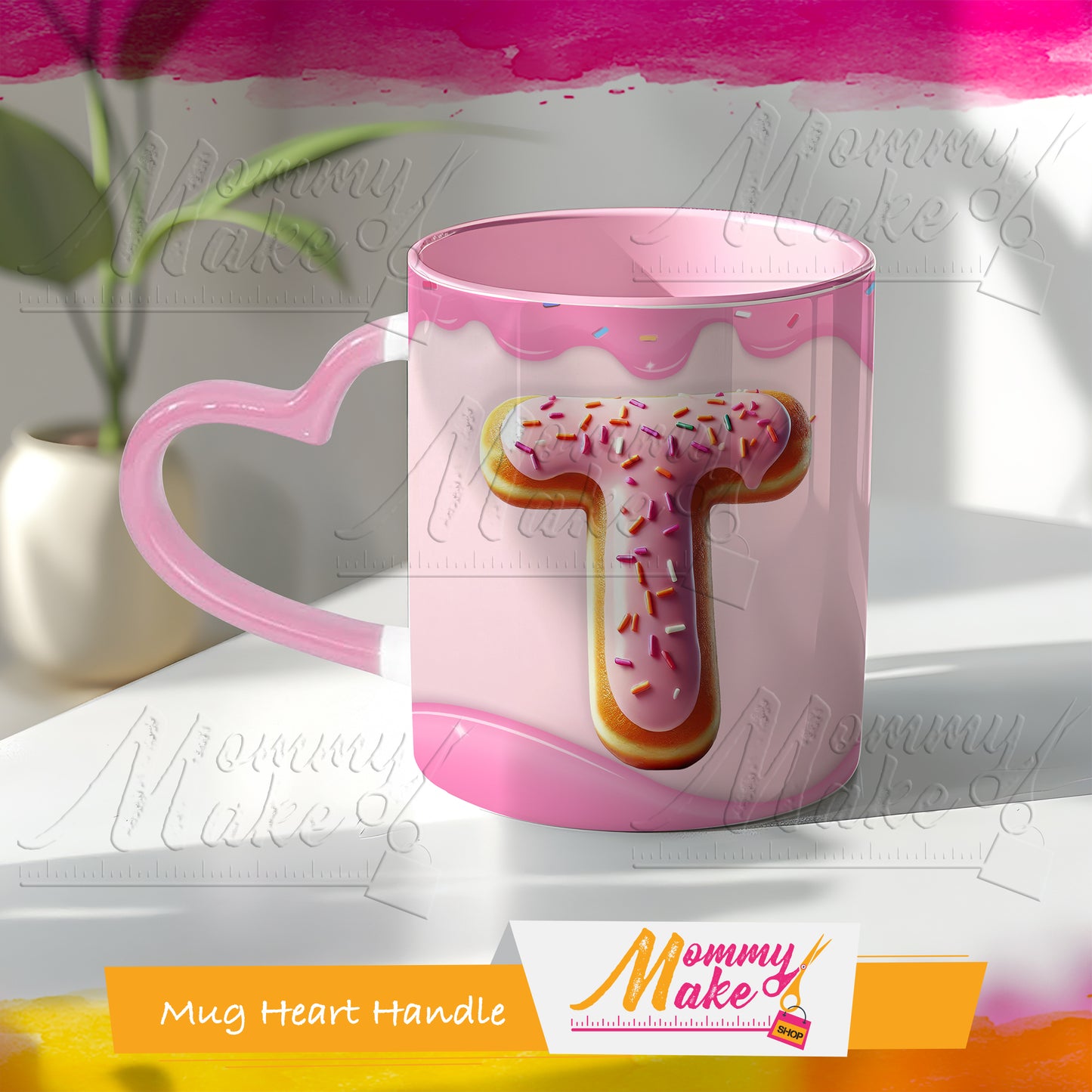 Donuts Mug Alphabet 11oz