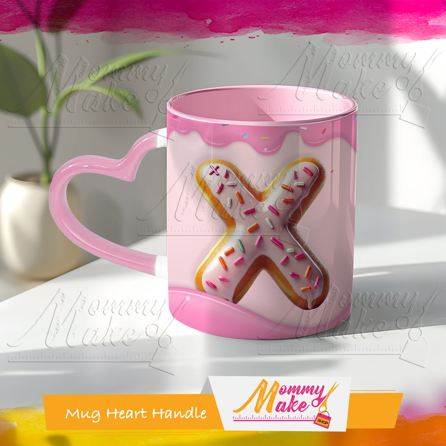 Donuts Mug Alphabet 11oz