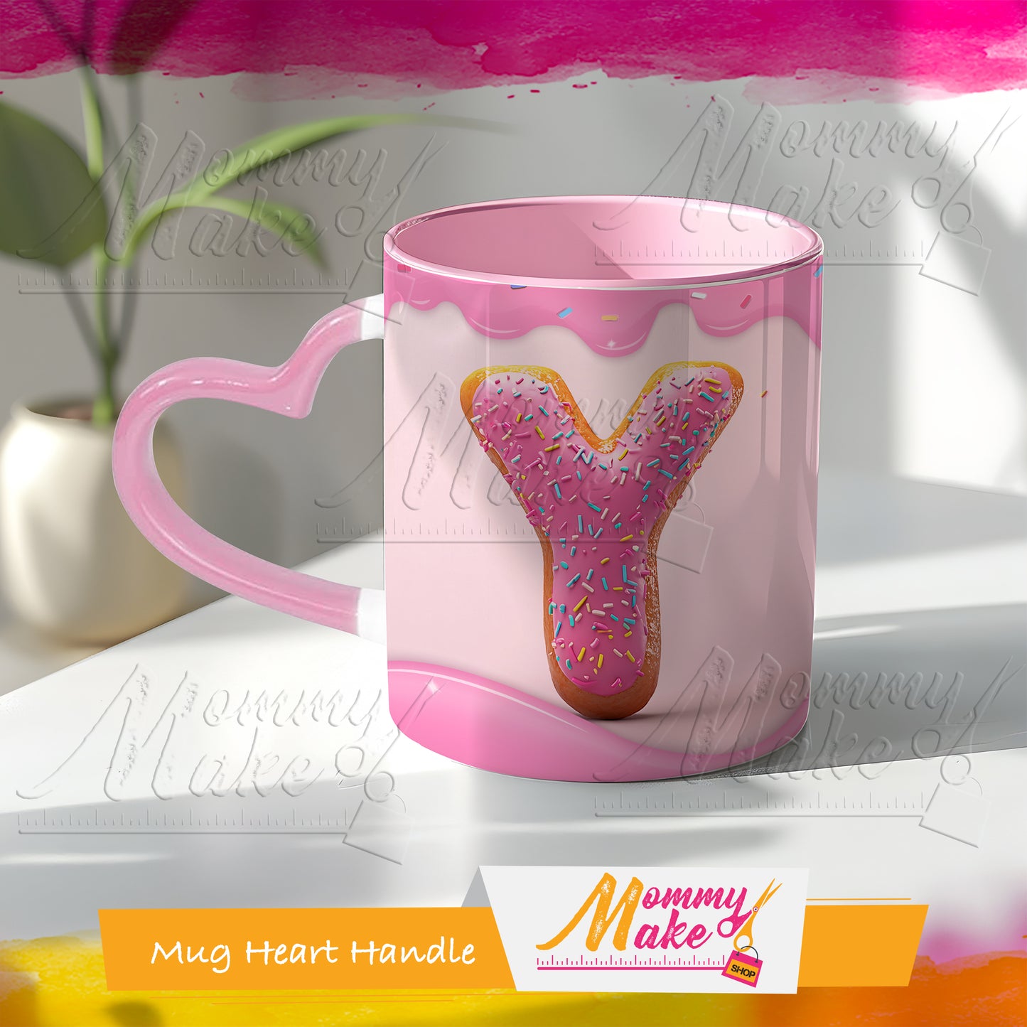 Donuts Mug Alphabet 11oz