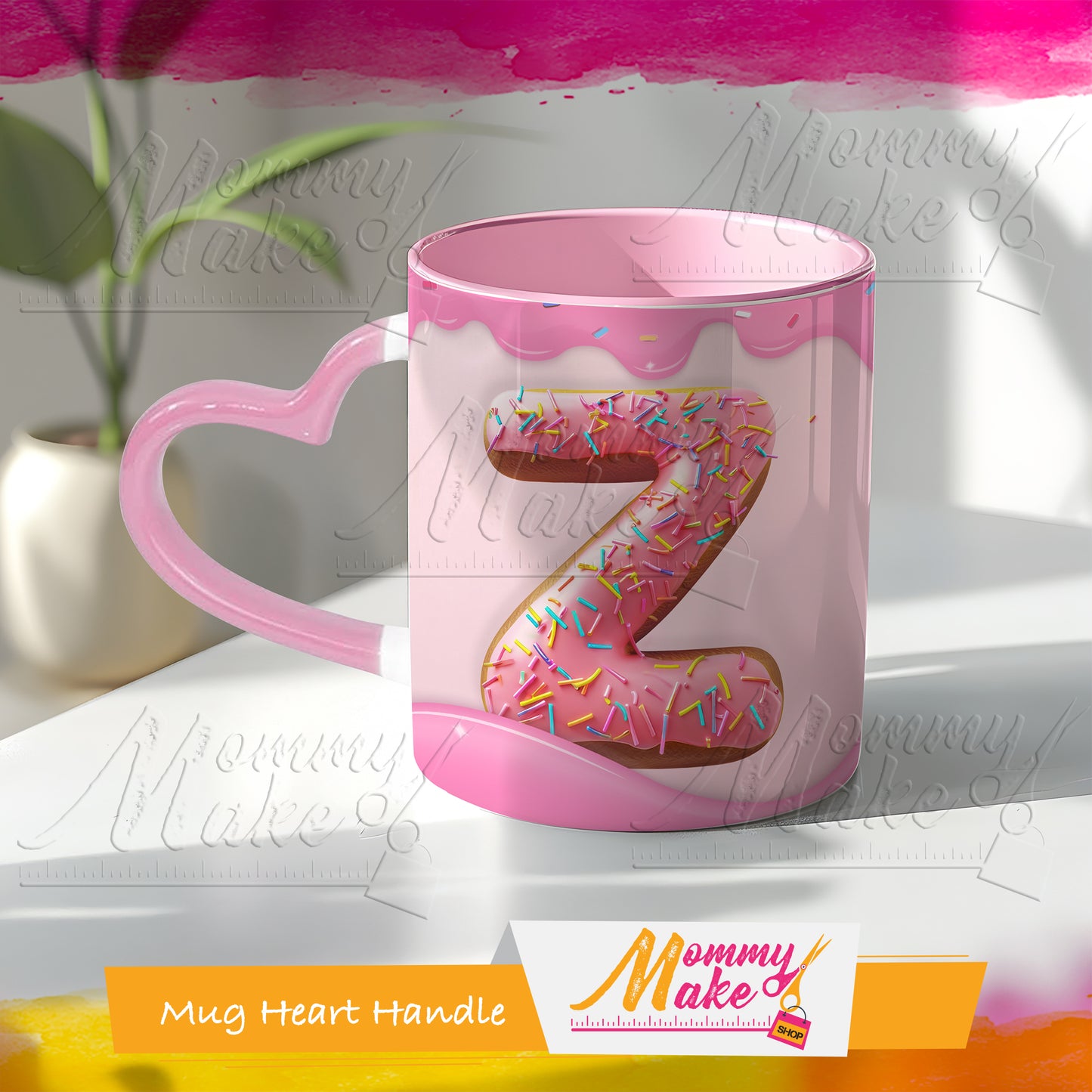 Donuts Mug Alphabet 11oz