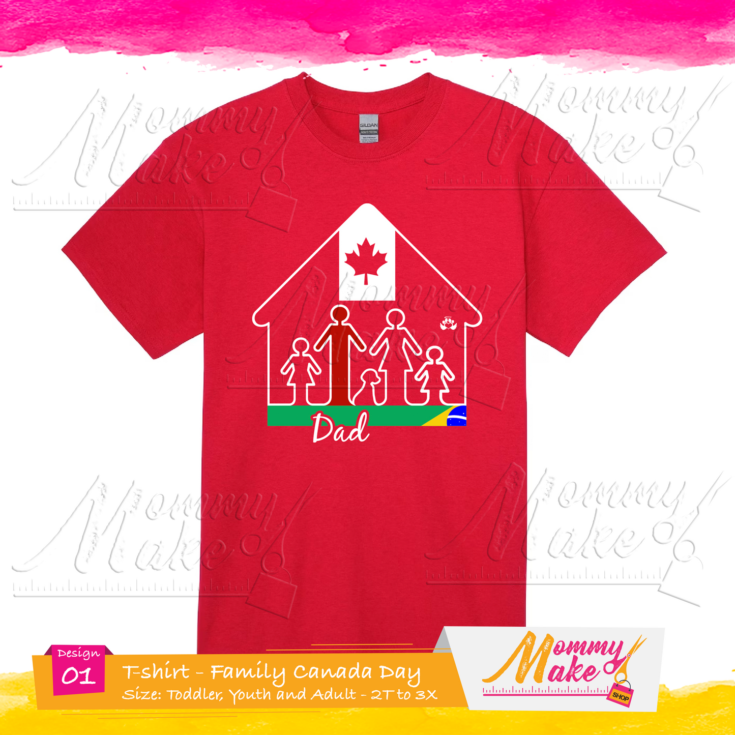 Canada Day T-shirt - Family Canada - Brazil