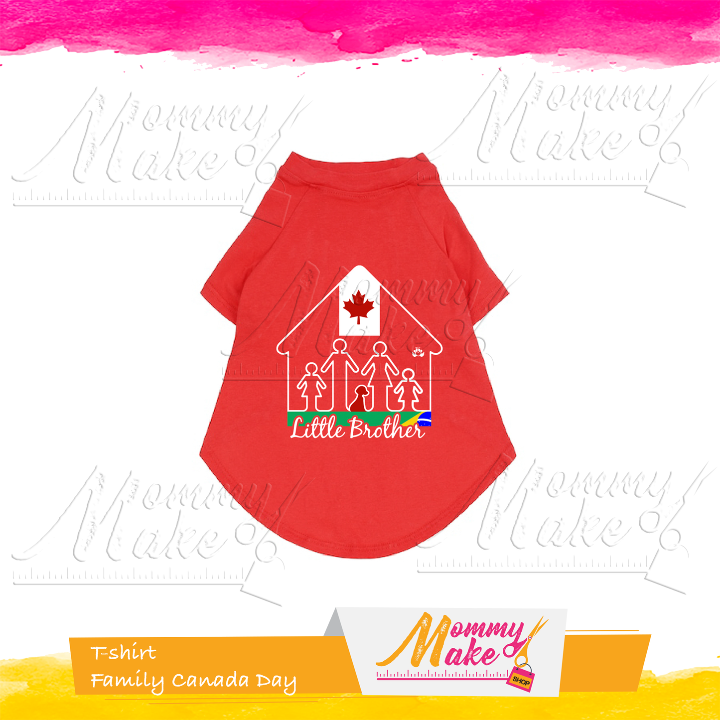 Canada Day T-shirt - Family Canada - Brazil