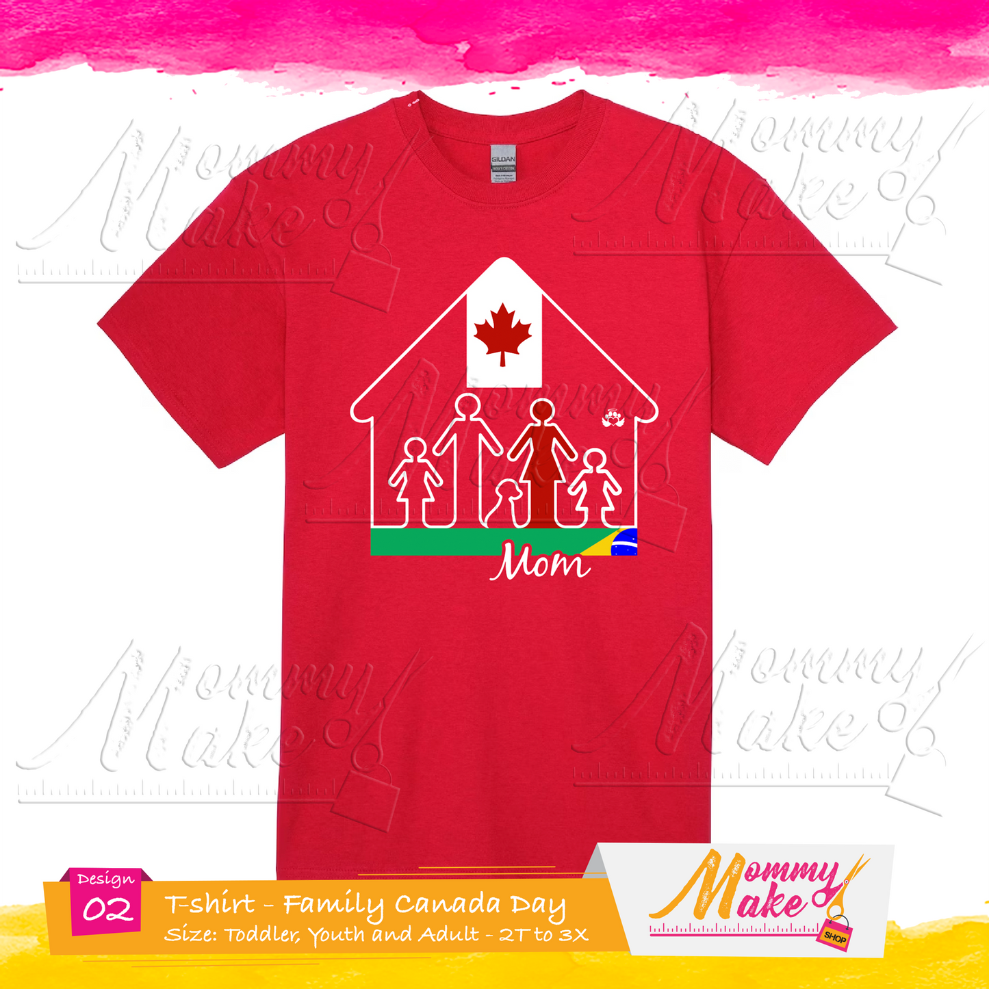 Canada Day T-shirt - Family Canada - Brazil