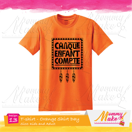 Chaque Enfant Compte – Orange Shirt Day