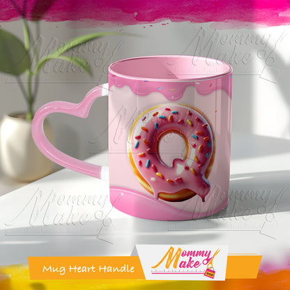 Donuts Mug Alphabet 11oz