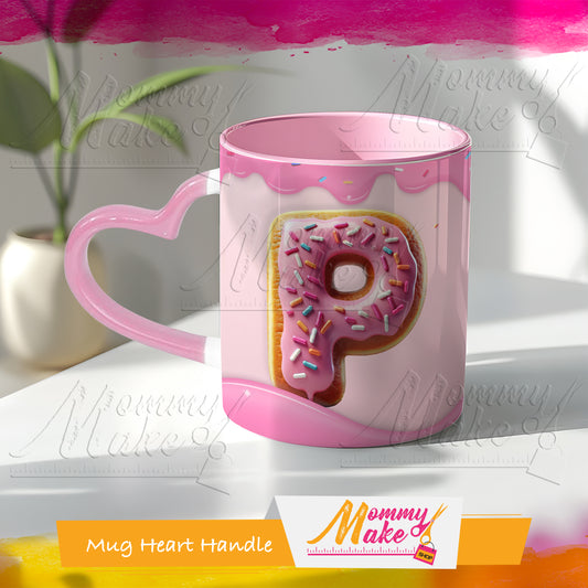 Donuts Mug Alphabet 11oz